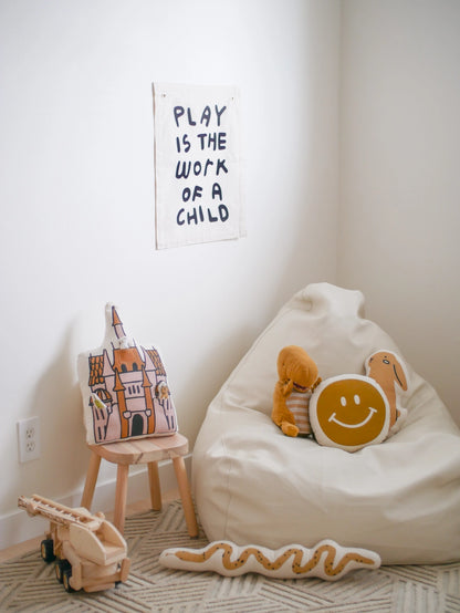 Play Is The Work Of A Child Canvas Banner