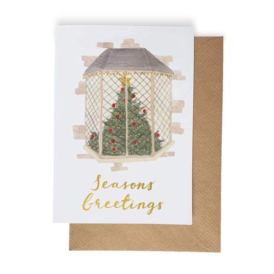 Seasons Greetings Bay Window Card