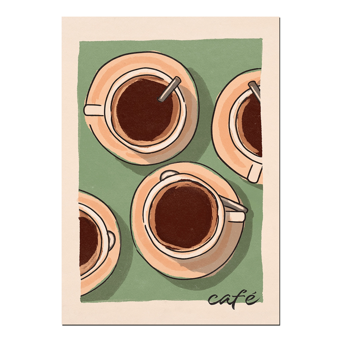 Café A4 Print