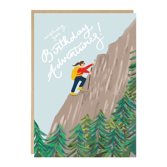 Birthday Adventures Hiking Card