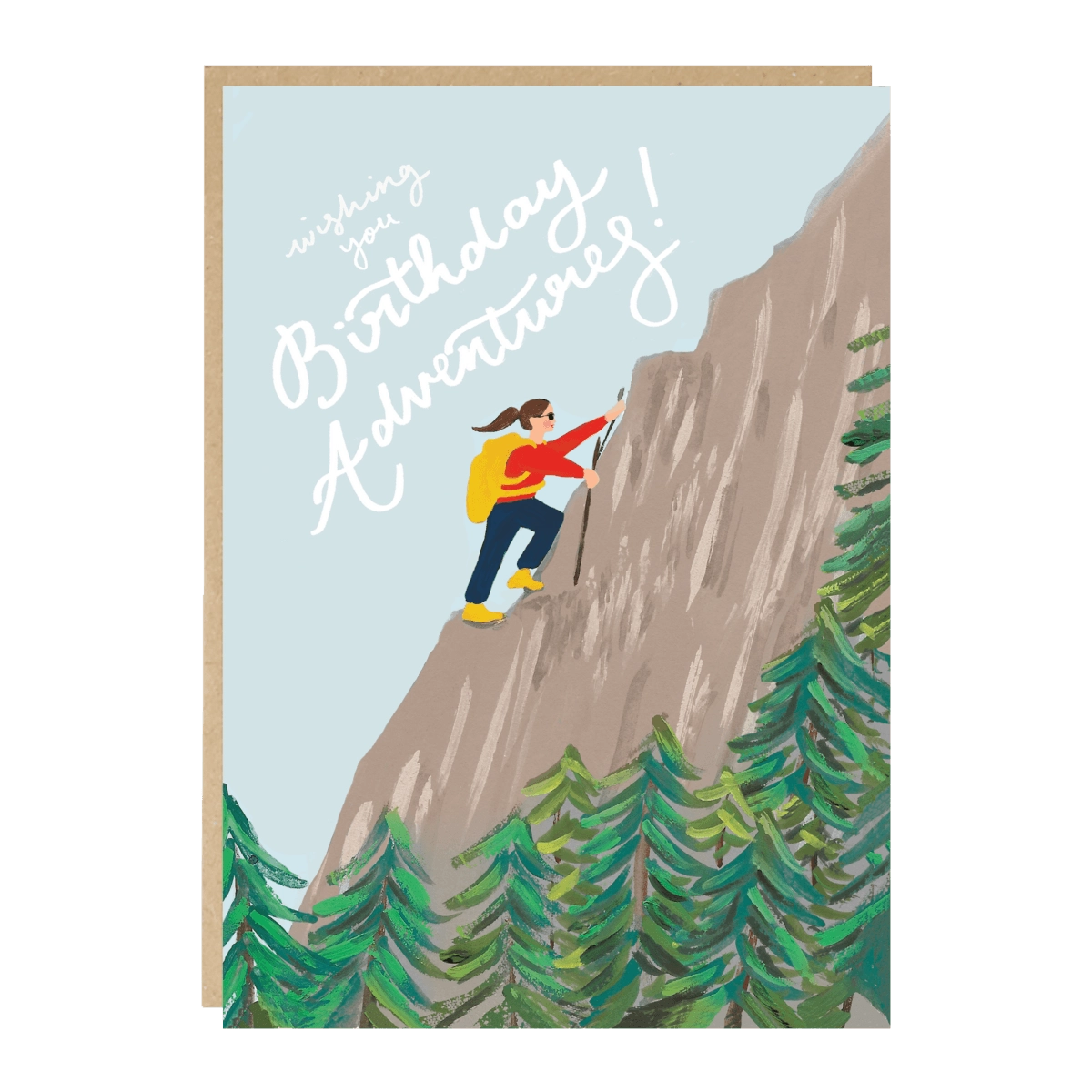 Birthday Adventures Hiking Card