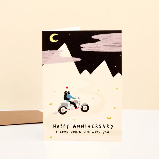 Love Doing Life With You Anniversary Card