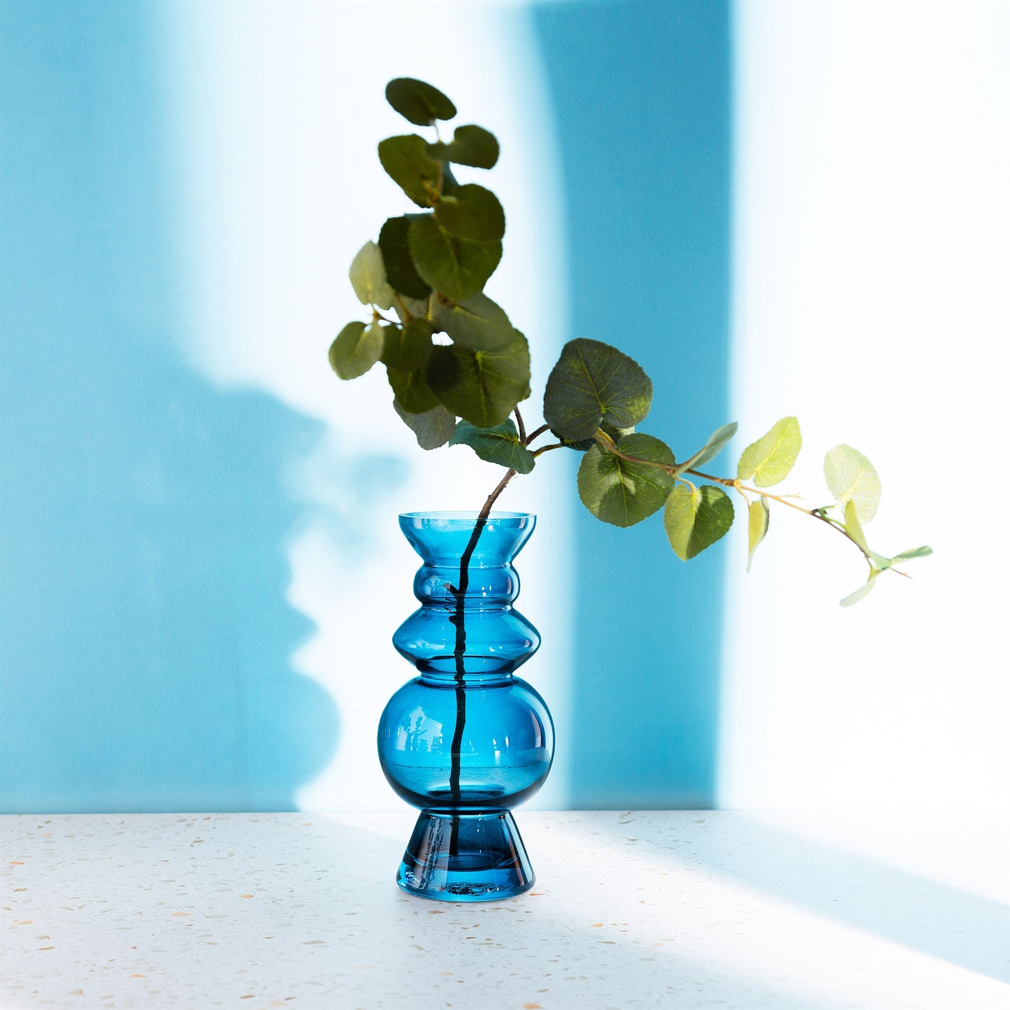 Selina Glass Vase - Blue