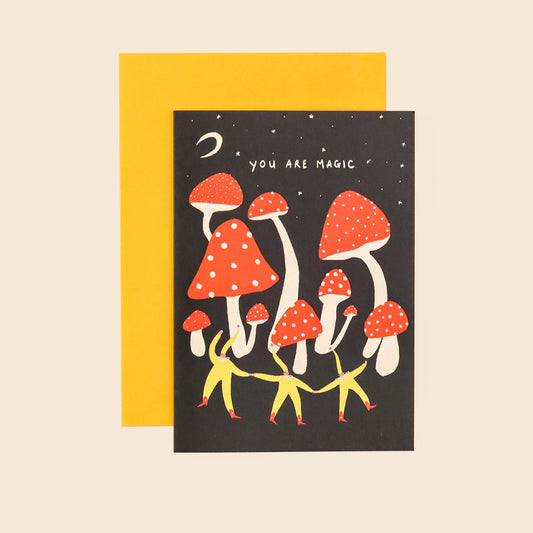You Are Magic Toadstools Greeting Card