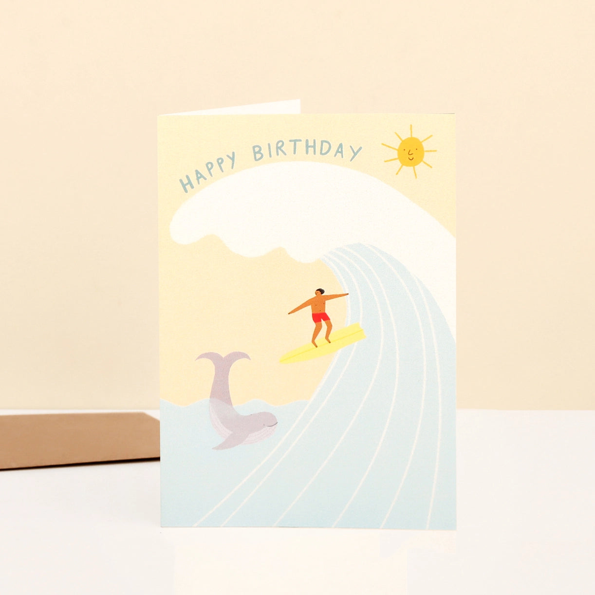 Happy Birthday Surfer Card
