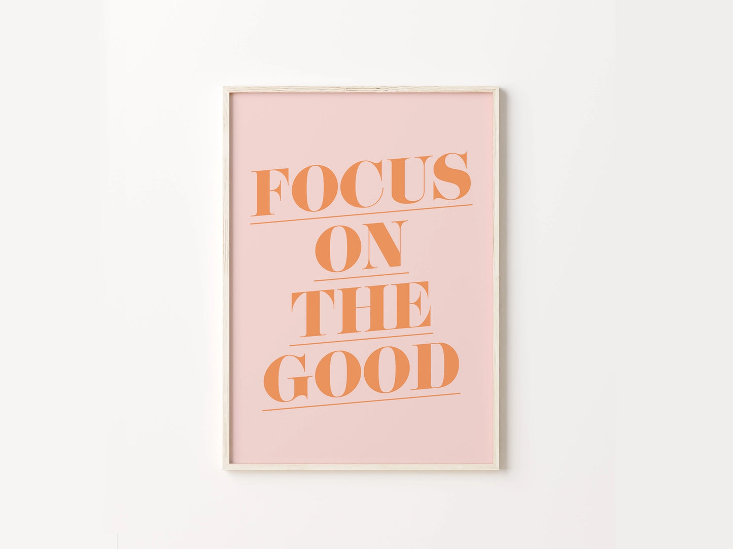 Focus On The Good A5 Print
