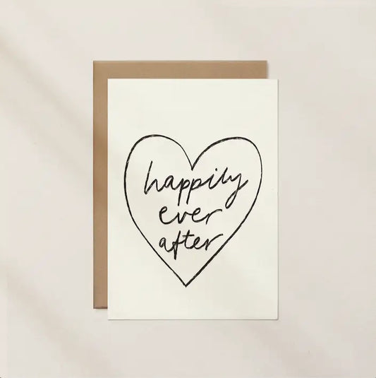 Happily Ever After Heart Card