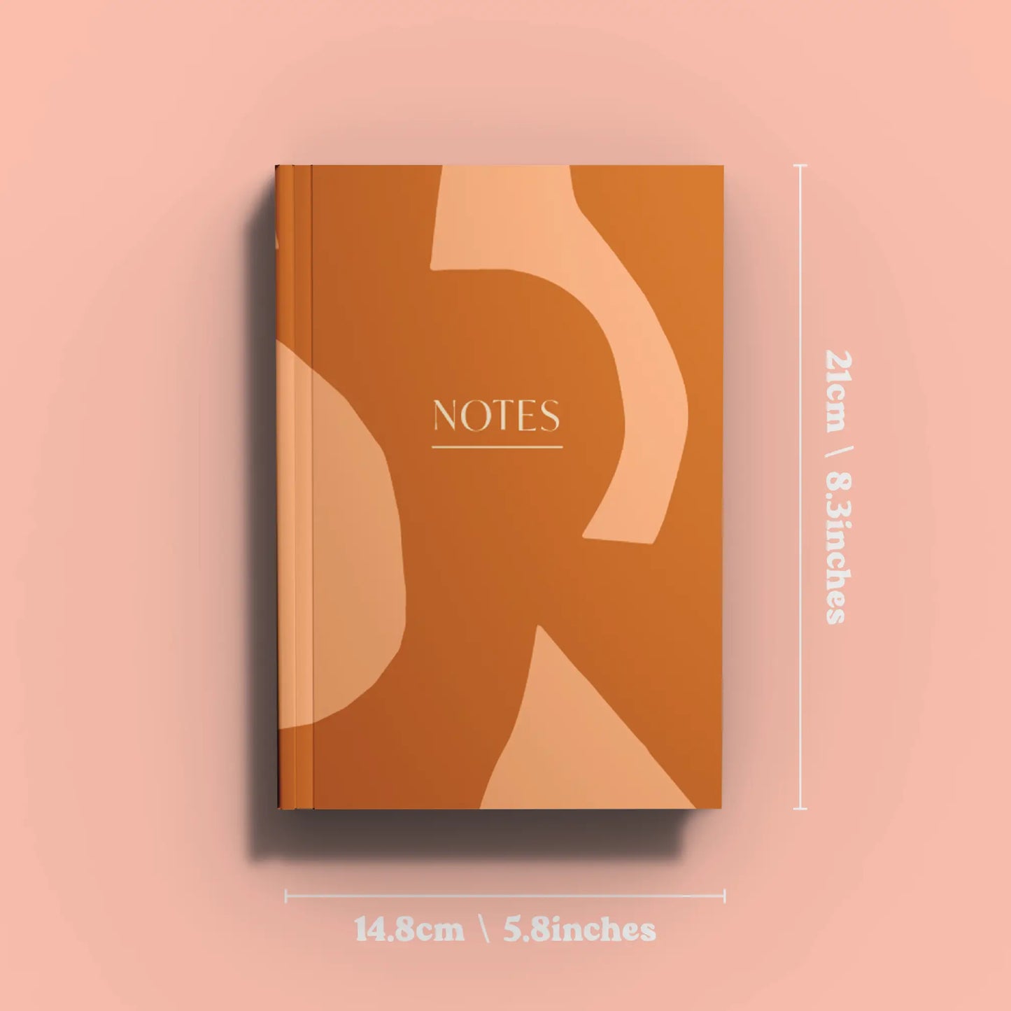 A5 Flat Lay Notebook - Earthy Shapes