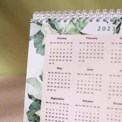 Tropical Greenery 2023 Desk Calendar