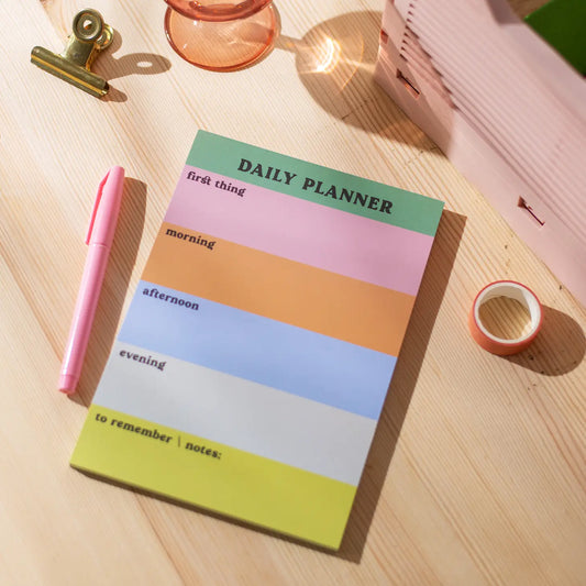 Daily Planner Pad - Rainbow