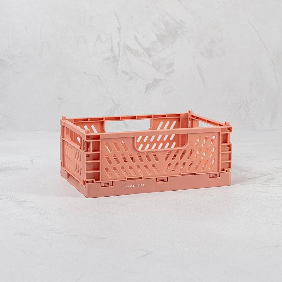 Tiny Rust Folding Storage Crate