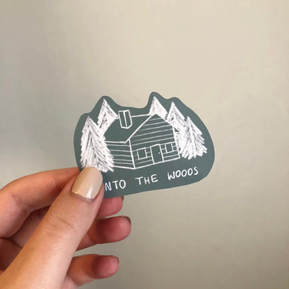 Into The Woods Vinyl Sticker
