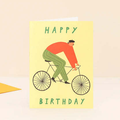 Happy Birthday Cyclist Card