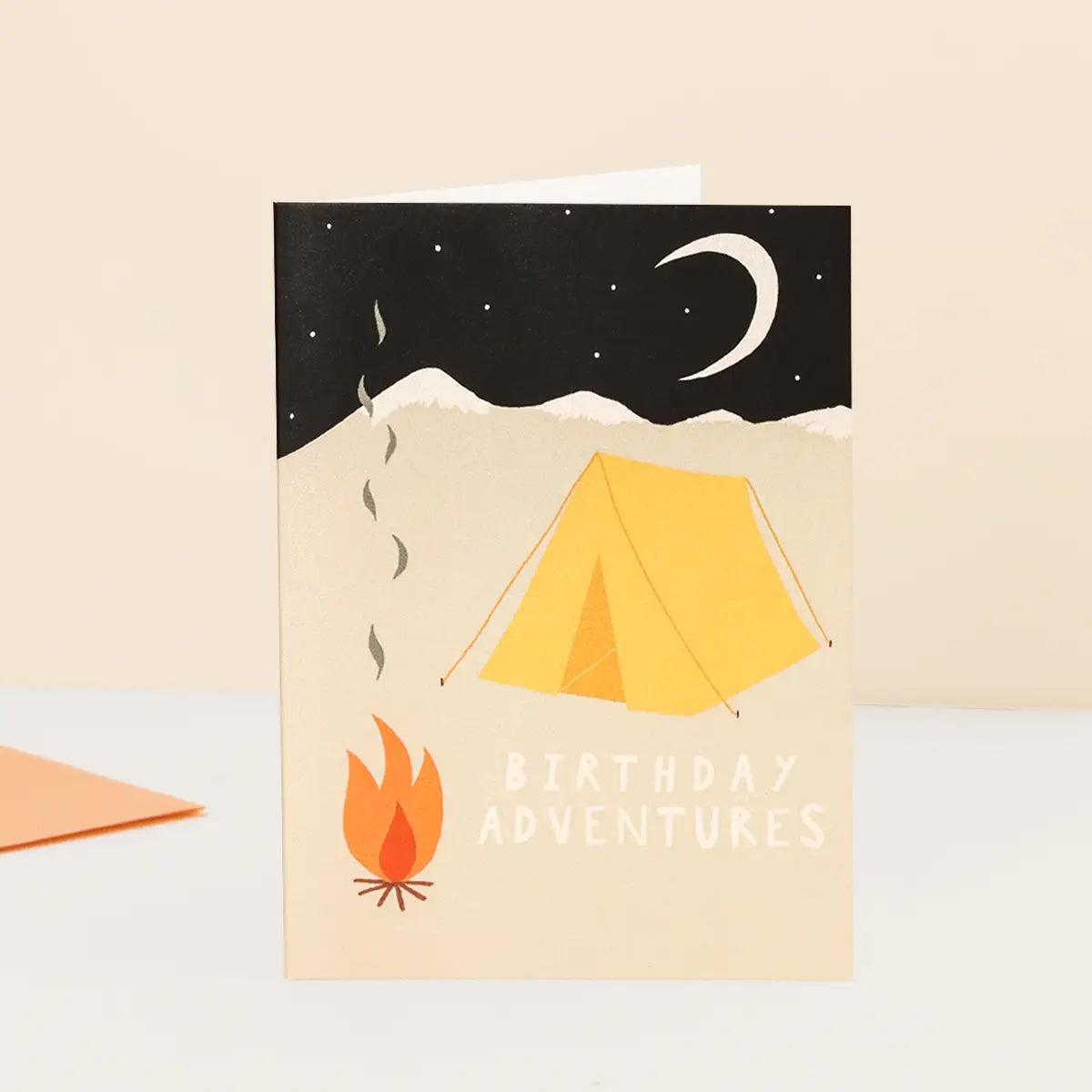 Birthday Adventures Campsite Card