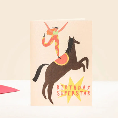 Birthday Superstar Cowboy Card