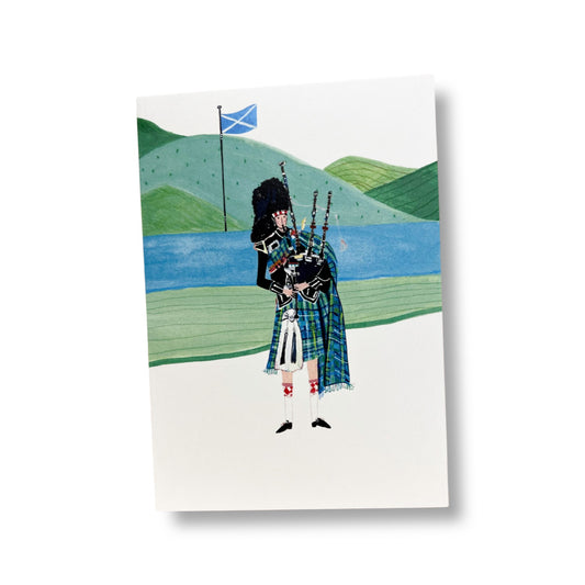 Traditional Piper Greeting Card