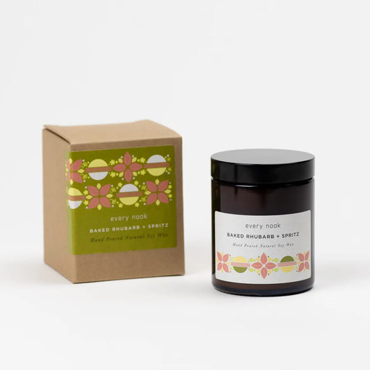 Baked Rhubarb and Spritz Candle - 180ml